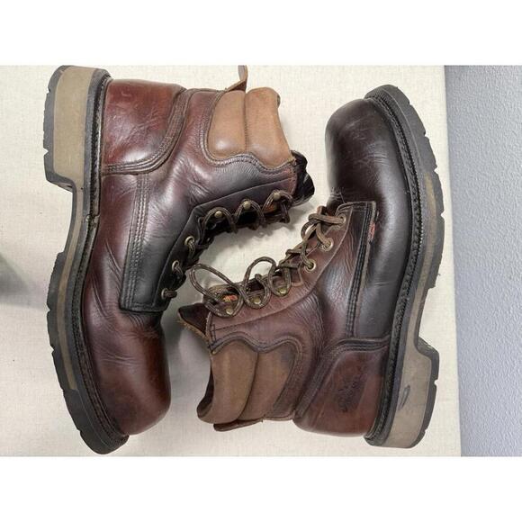 Thorogood Steel Toe Work Boot Men's 9.5 D  Leather - Picture 9 of 9